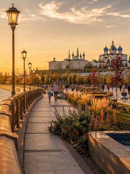 Кремлёвская набережная Казани